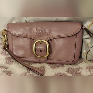 Coach lavender clutch